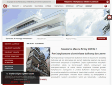 Tablet Screenshot of copal.com.pl